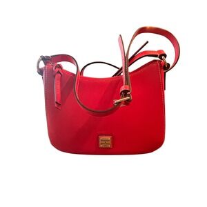 NWT Dooney & Bourke Saffiano Leather Small Kiley Crossbody Color Tomato